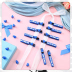 Kigeli 30 Pcs Spirit Clips Cheer Pins Cheerleader Gifts Clothes Pins for Backpacks Competition Glittered for Team Cheer Gifts Stuff Supplies Party Favors Accessories Bulk(Blue,Duck)