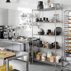 21" Deep x 42" Wide x 86" Height Wire Shelving Kit | 5-Tier | NSF Commercial Storage Rack Unit