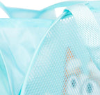 Jay Franco Bluey & Bingo Pop Up Hamper - Mesh Laundry Basket/Bag with Durable Handles - Storage for Clothes or Toys