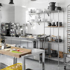 18" Deep x 24" Wide x 74" Height Wire Shelving Kit | 4-Tier | NSF Commercial Storage Rack Unit