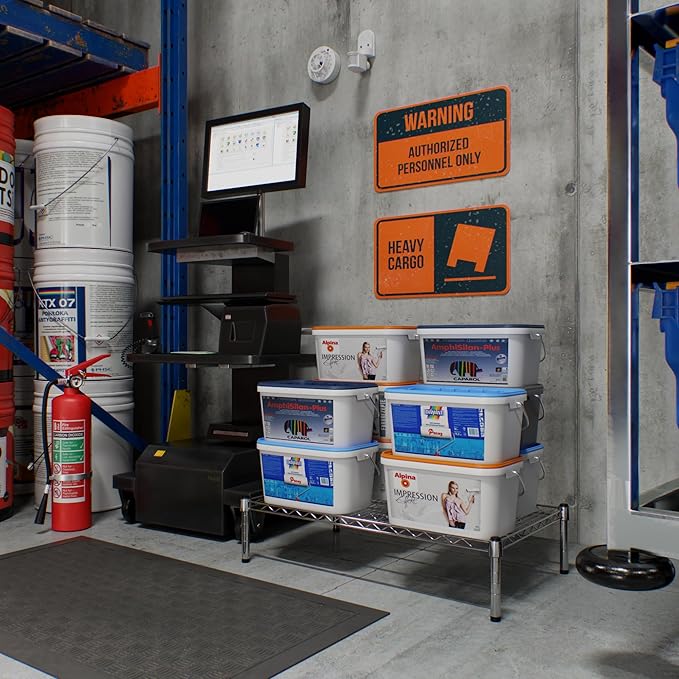 21" Deep x 36" Wide x 8" Height Wire Shelving Kit | 1-Tier | NSF Commercial Storage Rack Unit