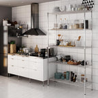 18" Deep x 48" Wide x 86" Height Wire Shelving Kit | 5-Tier | NSF Commercial Storage Rack Unit