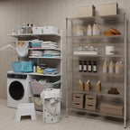 14" Deep x 48" Wide x 74" Height Wire Shelving Kit | 6-Tier | NSF Commercial Storage Rack Unit