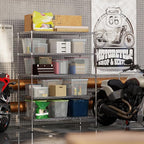 24" Deep x 48" Wide x 64" Height Wire Shelving Kit | 5-Tier | NSF Commercial Storage Rack Unit