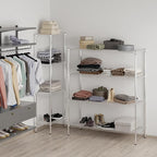 21" Deep x 54" Wide x 64" Height Wire Shelving Kit | 4-Tier | NSF Commercial Storage Rack Unit