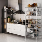 24" Deep x 30" Wide x 74" Height Wire Shelving Kit | 8-Tier | NSF Commercial Storage Rack Unit