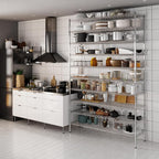 18" Deep x 60" Wide x 96" Height Wire Shelving Kit | 10-Tier | NSF Commercial Storage Rack Unit