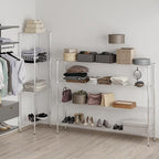 14" Deep x 72" Wide x 54" Height Wire Shelving Kit | 4-Tier | NSF Commercial Storage Rack Unit