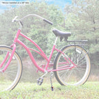 Lumintrail Center Mount Bike Kickstand - Fits 24-29 Inch Bicycles - Adult Mountain, Cruiser and Road Bike Kickstand - Quick Adjust Height