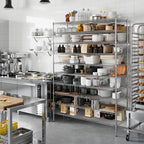 21" Deep x 60" Wide x 86" Height Wire Shelving Kit | 10-Tier | NSF Commercial Storage Rack Unit