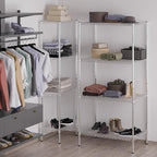 24" Deep x 36" Wide x 74" Height Wire Shelving Kit | 4-Tier | NSF Commercial Storage Rack Unit