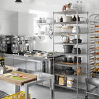 24" Deep x 30" Wide x 86" Height Wire Shelving Kit | 8-Tier | NSF Commercial Storage Rack Unit