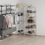 24" Deep x 24" Wide x 74" Height Wire Shelving Kit | 6-Tier | NSF Commercial Storage Rack Unit
