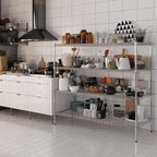 24" Deep x 60" Wide x 54" Height Wire Shelving Kit | 4-Tier | NSF Commercial Storage Rack Unit