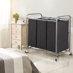 STO STO 3 Section Laundry Sorter and 4 Pack Sweater Drying Rack