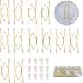 4 Inch Plate Hangers 12 Pack Plate Hangers for The Wall Suitable for 4-5 Inch Plate Wall Hangers for Display Invisible Decorative Plate Hooks for Hanging