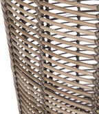 Laundry Baskets Extra Large Round Poly Rattan Multipurpose Blanket Basket Storage Basket for College, Dorm, Family