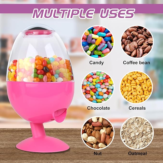 12"Large Automatic Candy Dispenser Machine,Vintage Motion Activated Candy Dispenser Touch Free,3 Distribution Options Desktop Auto Candy Dispenser for Office Desk,Home,Party