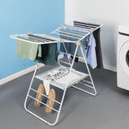 Honey-Can-Do Large Expandable and Collapsible Gullwing Clothes Drying Rack DRY-09805 White