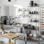 14" Deep x 24" Wide x 86" Height Wire Shelving Kit | 5-Tier | NSF Commercial Storage Rack Unit
