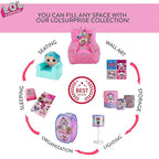 Idea Nuova LOL Surprise Pop Up Hamper with Durable Carry Handles, 21'' H x 13.5'' W X 13.5'' L, Lol Surprise/Light Pink