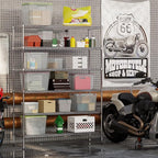 18" Deep x 54" Wide x 74" Height Wire Shelving Kit | 6-Tier | NSF Commercial Storage Rack Unit