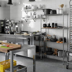 14" Deep x 36" Wide x 64" Height Wire Shelving Kit | 4-Tier | NSF Commercial Storage Rack Unit
