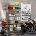 14" Deep x 42" Wide x 86" Height Wire Shelving Kit | 8-Tier | NSF Commercial Storage Rack Unit
