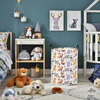 Baby Laundry Basket Baby Nursery Hamper Kids Laundry Basket Toy Storage Bin for Boys Room Decor Gift Baskets for Bedroom Bathroom(Animal)