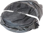 Simple Houseware Mesh Pop-Up Laundry Hamper Basket with Side Pocket, Black