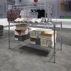 24" Deep x 48" Wide x 27" Height Wire Shelving Kit | 2-Tier | NSF Commercial Storage Rack Unit