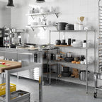 18" Deep x 42" Wide x 54" Height Wire Shelving Kit | 4-Tier | NSF Commercial Storage Rack Unit