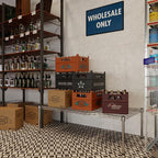24" Deep x 48" Wide x 14" Height Wire Shelving Kit | 1-Tier | NSF Commercial Storage Rack Unit