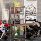 24" Deep x 30" Wide x 74" Height Wire Shelving Kit | 6-Tier | NSF Commercial Storage Rack Unit