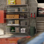 21" Deep x 60" Wide x 74" Height Wire Shelving Kit | 5-Tier | NSF Commercial Storage Rack Unit