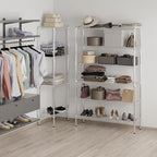 14" Deep x 48" Wide x 74" Height Wire Shelving Kit | 6-Tier | NSF Commercial Storage Rack Unit
