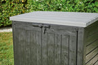 Keter Store-It-Out Prime XL 4.75 x 2.6 Foot Resin Outdoor Storage Shed with Double Doors and Easy Lift Hinges, Perfect for Trash Cans, Garden and Yard Tools, and Pool Toys, Black