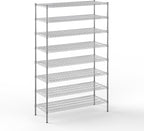 21" Deep x 54" Wide x 86" Height Wire Shelving Kit | 8-Tier | NSF Commercial Storage Rack Unit