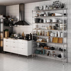 14" Deep x 60" Wide x 86" Height Wire Shelving Kit | 8-Tier | NSF Commercial Storage Rack Unit