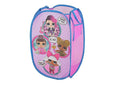 LOL Surprise Pop Up Laundry Hamper,Pink Kids Clothes Storage with Durable Carry Handles, 21" H x 13.5" W x 13.5" L