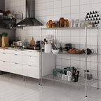 24" Deep x 48" Wide x 54" Height Wire Shelving Kit | 3-Tier | NSF Commercial Storage Rack Unit