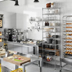 18" Deep x 24" Wide x 96" Height Wire Shelving Kit | 10-Tier | NSF Commercial Storage Rack Unit