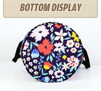 Folk Floral Art Laundry Basket Beautiful Flowers Foldable Oxford Cloth Funny Tote Bag Laundry Hamper Clothes Storage Bucket Organizer For Bathroom/Laundry Storage/Bedroom 17.7x13.7 Inch