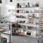 14" Deep x 72" Wide x 86" Height Wire Shelving Kit | 6-Tier | NSF Commercial Storage Rack Unit
