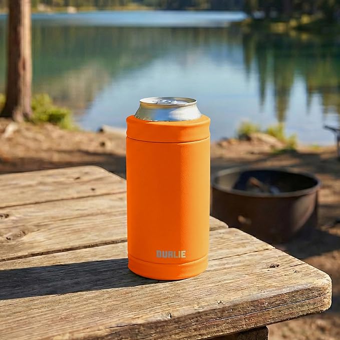 DUALIE 3 in 1 Insulated Can Cooler - 15+ Colors - Universal Size for 12 oz Cans, Slim Cans, and Bottles