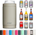 DUALIE 3 in 1 Insulated Can Cooler - 15+ Colors - Universal Size for 12 oz Cans, Slim Cans, and Bottles