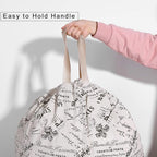 Extra Large Laundry Bag with Drawstring and Handle, Heavy Duty Travel Dirty Clothes Bag for Laundromat and Household, Durable Rip-Stop Laundry Hamper Liner, 22 Patterns(28 x 40 Inch) by SANFERGE