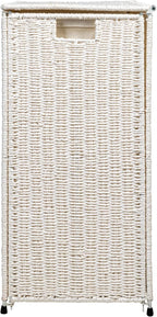 Household Essentials 3 Compartment Laundry Sorter, Wicker Laundry Sorter