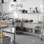 18" Deep x 54" Wide x 54" Height Wire Shelving Kit | 3-Tier | NSF Commercial Storage Rack Unit