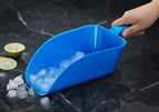 New Star Foodservice 34462 Polycarbonate Plastic Utility Ice Scoop. Blue, 64-Ounce